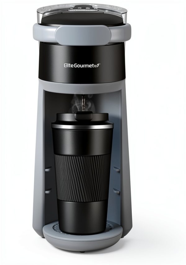 Elite Gourmet EHC323 Espresso Machine Black K-Cup Coffee-0