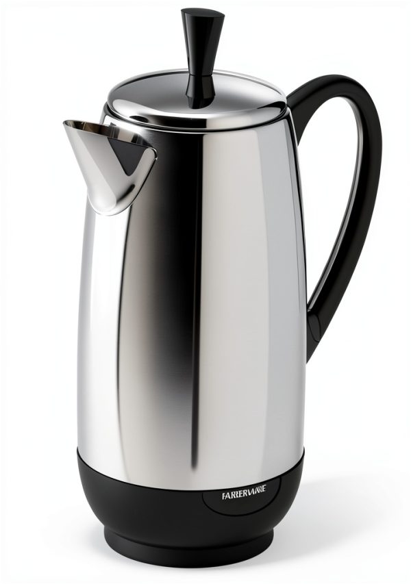 Farberware Electric Coffee Percolator Stainless Steel 12 Cup-0