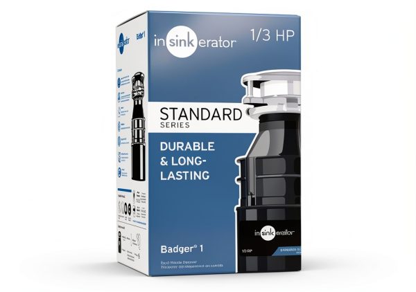 InSinkErator Badger 1 Garbage Disposal Stainless Steel-9