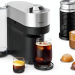 Nespresso Vertuo Pop+ Deluxe Espresso Machine Silver-0