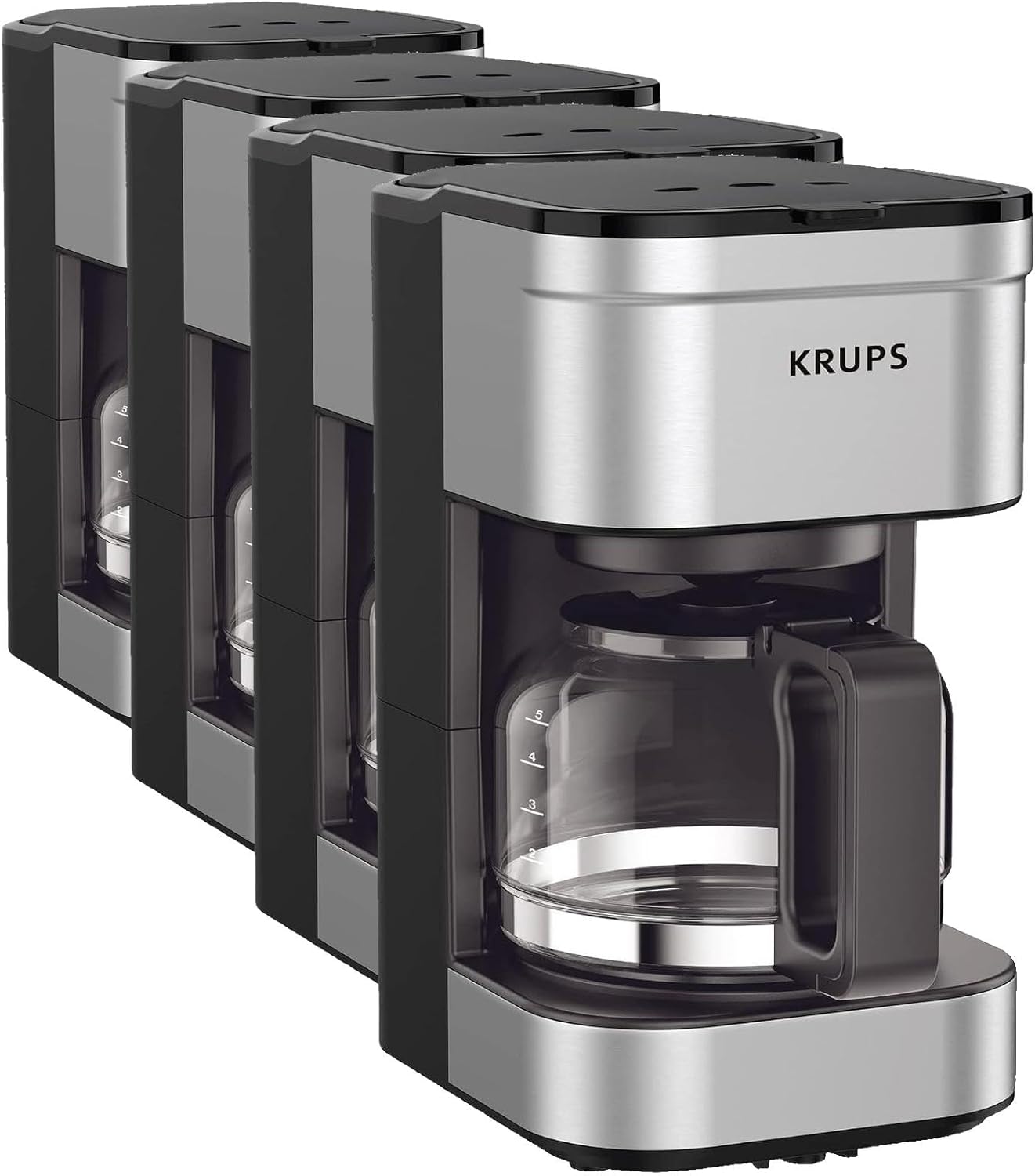 KRUPS Filter Coffee Maker in a small kitchen setting