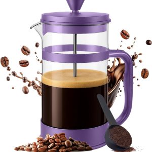 Utopia Kitchen French Press Coffee Maker Plum Manual Brew-0