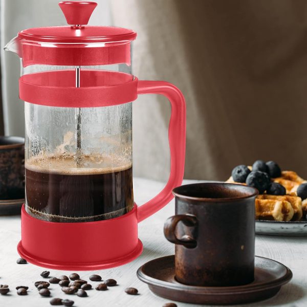 Utopia Kitchen French Press Coffee Maker Glass Plastic-7