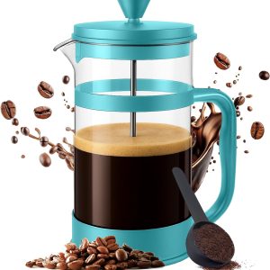 Utopia Kitchen French Press Coffee Maker Glass Stainless-0