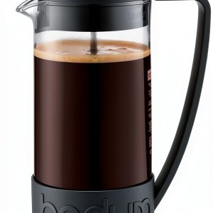 Bodum French Press Coffee Maker Borosilicate Glass Black-0