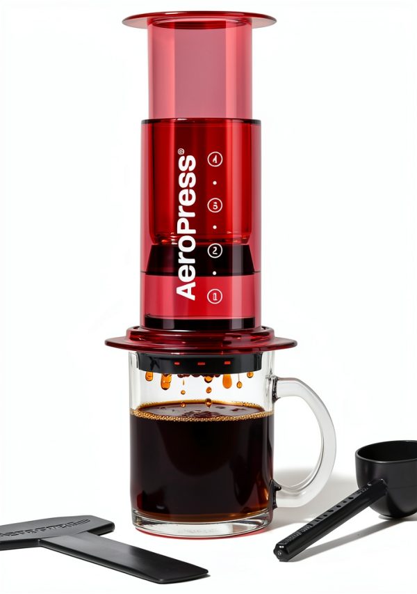 AeroPress Clear Black Coffee Press Tritan Travel French-0