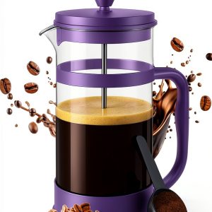 Utopia Kitchen French Press Coffee Maker Borosilicate Glass-0