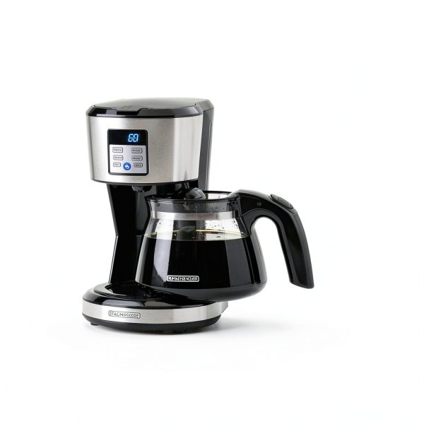 BLACK+DECKER Programmable Drip Coffee Machine 12-Cup Silver-5