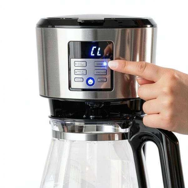 BLACK+DECKER Programmable Drip Coffee Machine 12-Cup Silver-4