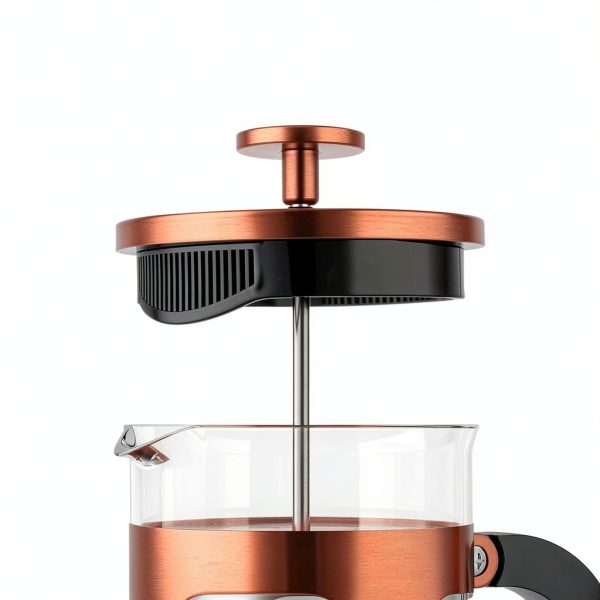 Veken French Press Coffee Maker Borosilicate Glass Stainless-1