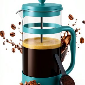 Utopia Kitchen French Press Coffee Maker Borosilicate Glass-0