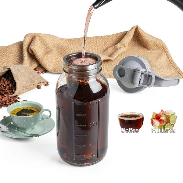 JunVpic Glass Pitcher Airtight Leakproof Cold Brew Coffee-5