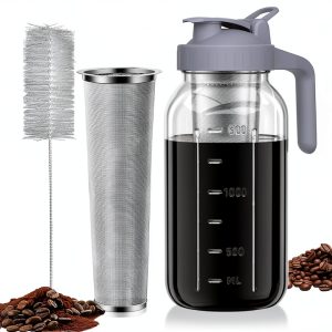 JunVpic Glass Pitcher Airtight Leakproof Cold Brew Coffee-0