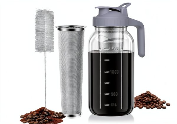 JunVpic Glass Pitcher Airtight Leakproof Cold Brew Coffee-0
