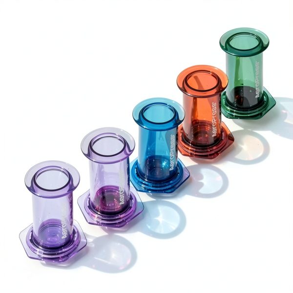 AeroPress Clear Black Coffee Press Tritan Travel French-5