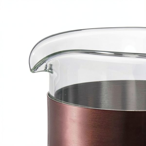 Veken French Press Coffee Maker Borosilicate Glass Stainless-8