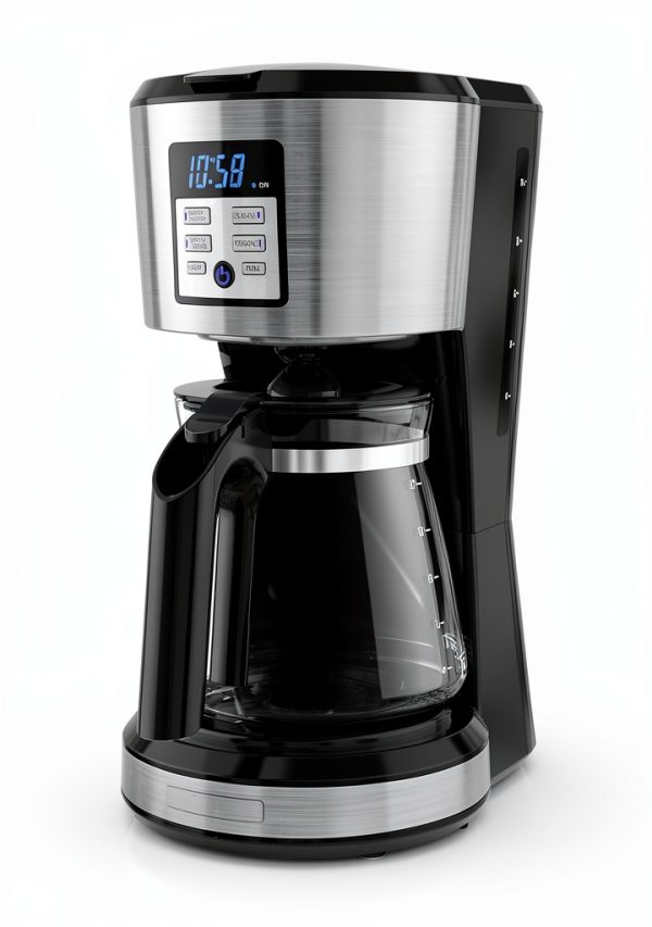 BLACK+DECKER Programmable Drip Coffee Machine 12-Cup Silver-8
