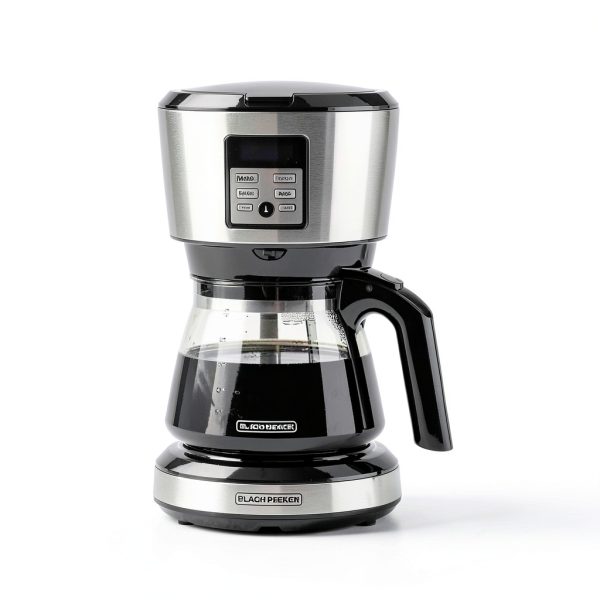 BLACK+DECKER Programmable Drip Coffee Machine 12-Cup Silver-7