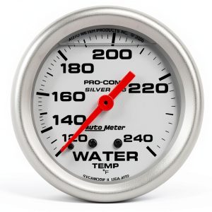 Auto Meter Water Temperature Gauge Plastic-0