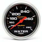 Auto Meter Water Temperature Gauge Brass-0