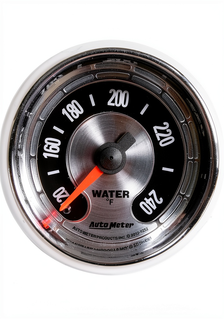 Auto Meter American Muscle Water Temperature Gauge