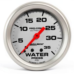 Auto Meter Ultra Lite Series Water Temperature Gauge-0