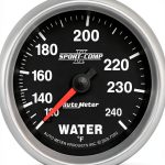 Mechanical Water Temp Gauge Auto Meter Plastic-0