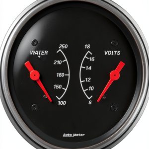 Auto Meter Water Temp Gauge Black Plastic-0
