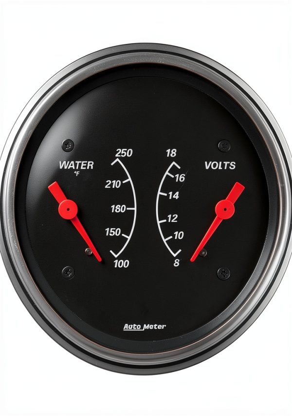 Auto Meter Water Temp Gauge Black Plastic-0