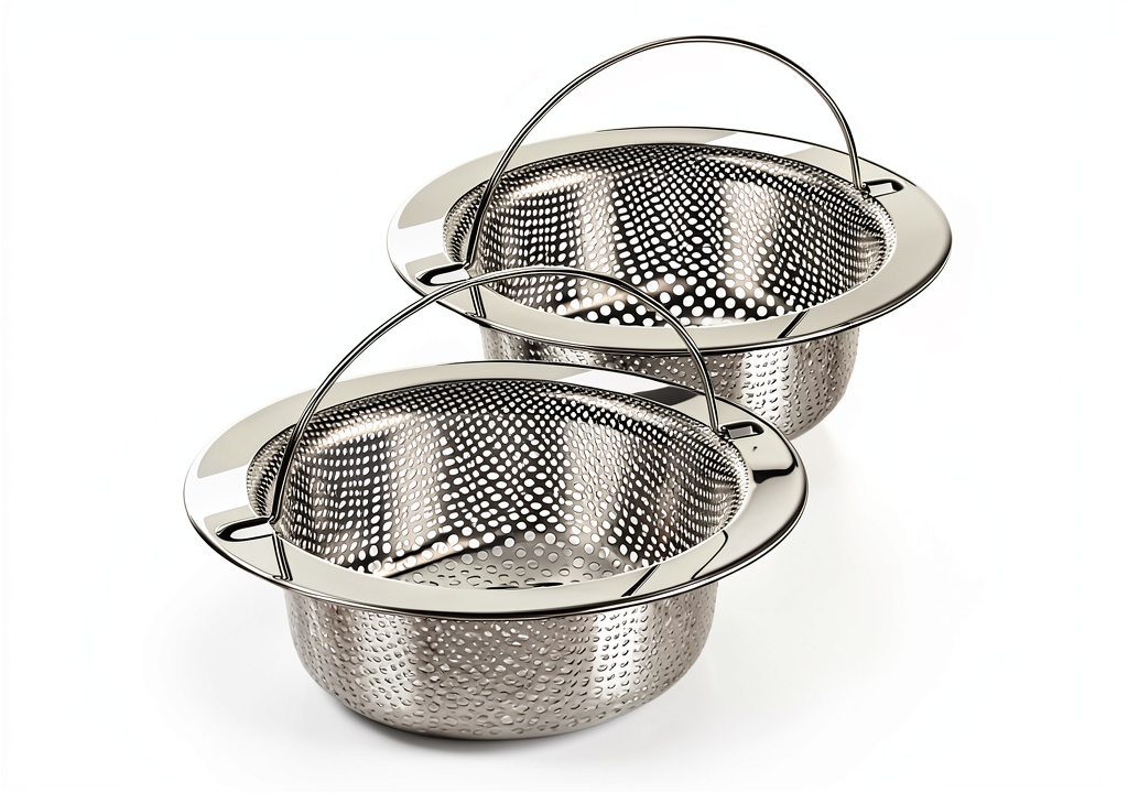 MR.SIGA sink strainer installed in a modern kitchen sink