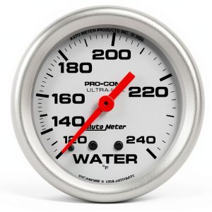 Mechanical Water Temperature Gauge Auto Meter Ultra-Lite 4432-0