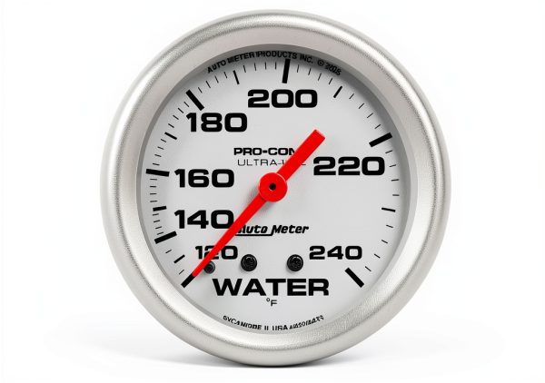 Mechanical Water Temperature Gauge Auto Meter Ultra-Lite 4432-0