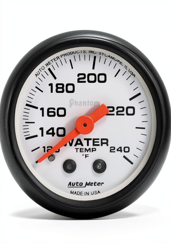 Auto Meter Mechanical Water Temp Gauge Model 5732 Incandescent-0