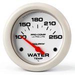 Auto Meter Electric Water Temp Gauge 4437 Ultra-Lite with Dial-0