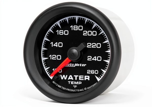 Auto Meter 5955 ES 2-1/16" Sweep Electric Water Temp Gauge Red LED-3