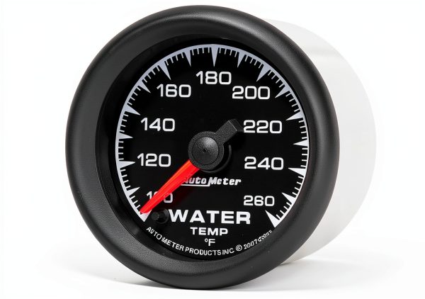 Auto Meter 5955 ES 2-1/16" Sweep Electric Water Temp Gauge Red LED-1