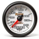 Auto Meter Water Temperature Gauge 7532 Phantom II 2-1/16in 120-240-0