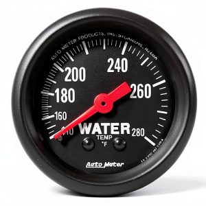 Auto Meter Mechanical Water Temp Gauge 2606 Z-Series Incandescent-0