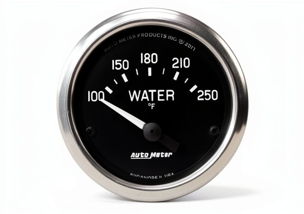 Auto Meter Cobra Electric Water Temperature Gauge 201015 Dual Voltage-0