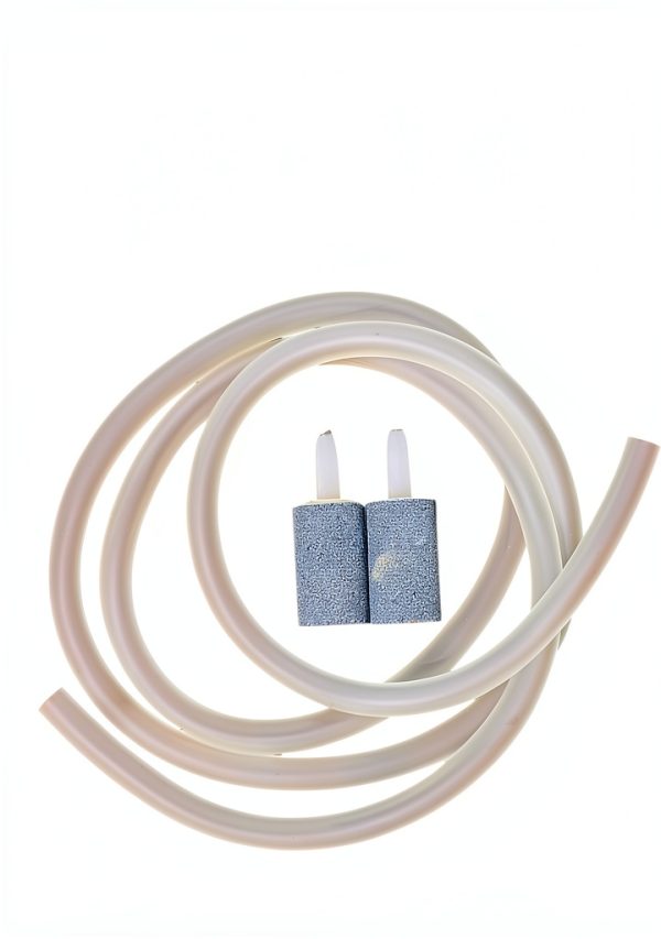 Diffuser Stones 4 Pack 2 White 2 Gray with Silicone Tubing A2Z Ozone-2