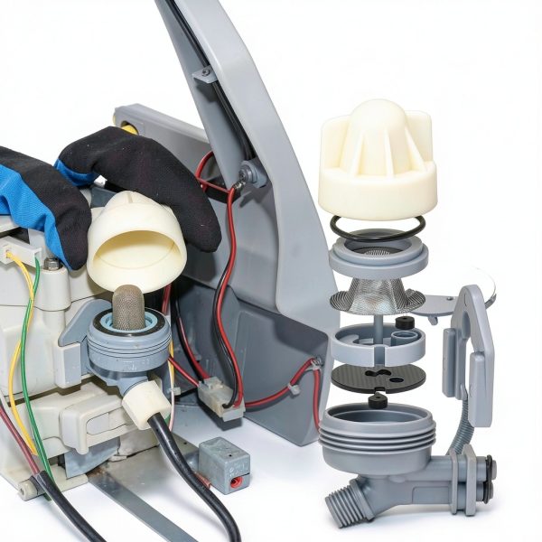 Water Softener Nozzle and Venturi Assembly Kit by Fit4drive White-8
