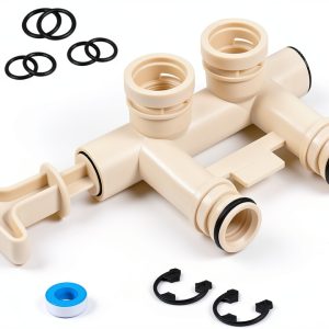 Water Softener Bypass Valve GUOJINJISM 7278434 3/4" White for Sears GE-0
