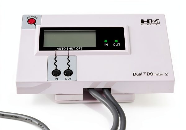 HM Digital Commercial In-Line Dual TDS Monitor Dual-Range 0-9990 ppm-2