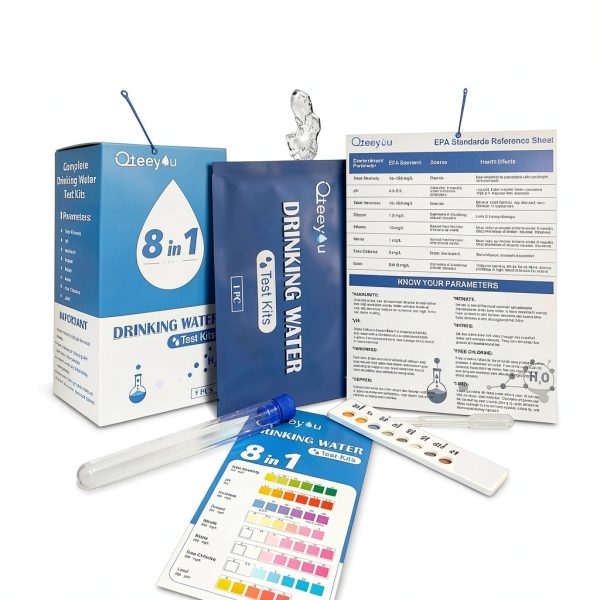 Lead Water Test Kit 8-in-1 Home Drinking Kit by Qteeyou W-8-5