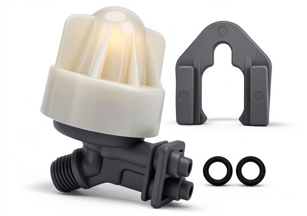 Water Softener Nozzle and Venturi Assembly Kit by Fit4drive White-0