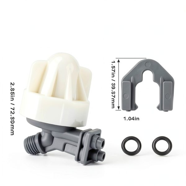 Water Softener Nozzle and Venturi Assembly Kit by Fit4drive White-5