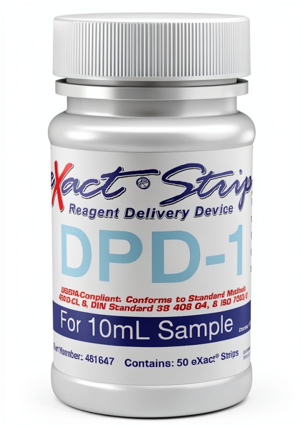 Industrial Test Systems Strip DPD-1 Free Chlorine Reagent 10mL Kit-0