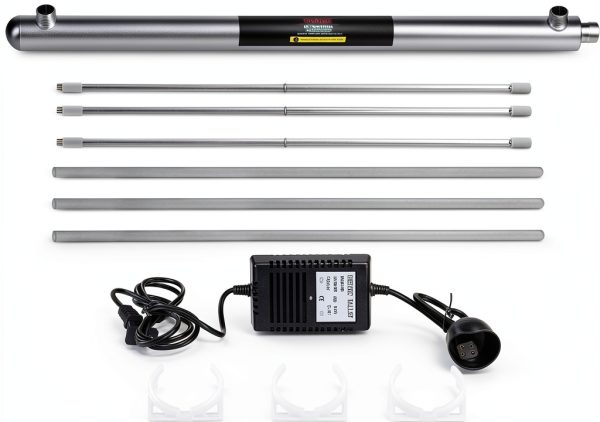 Whole House Water Filter Geekpure UV-55W 55W System with 3 UV & Quartz-0