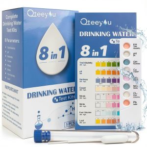 Lead Water Test Kit 8-in-1 Home Drinking Kit by Qteeyou W-8-0
